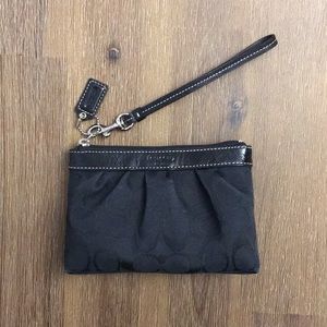 Coach clutch wristlet